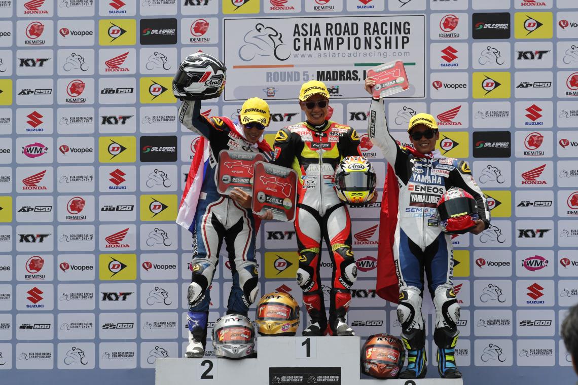 2017年9月22～24日　アジアロードレース選手権　第5戦 in インド・マドラスモーターレーストラック